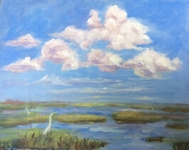 Sea Pines Marsh - Passing Clouds